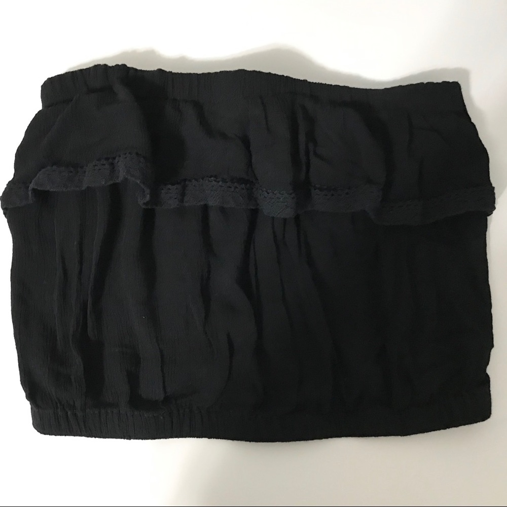 Black Bandeau Top